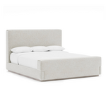 Outside The Box 83x100x56 Tempo Pleated Upholstered King Bed (B157)