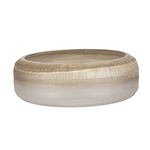 Outside The Box 15" Ombra Neutral Horizon Glass Round Bowl