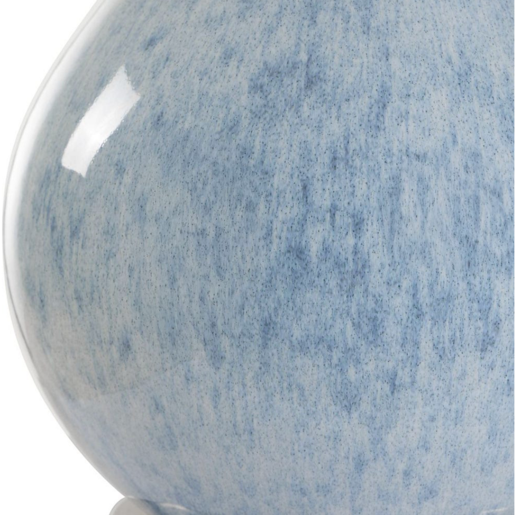 Outside The Box 24" Mottled Blue Glaze Ceramic Table Lamp