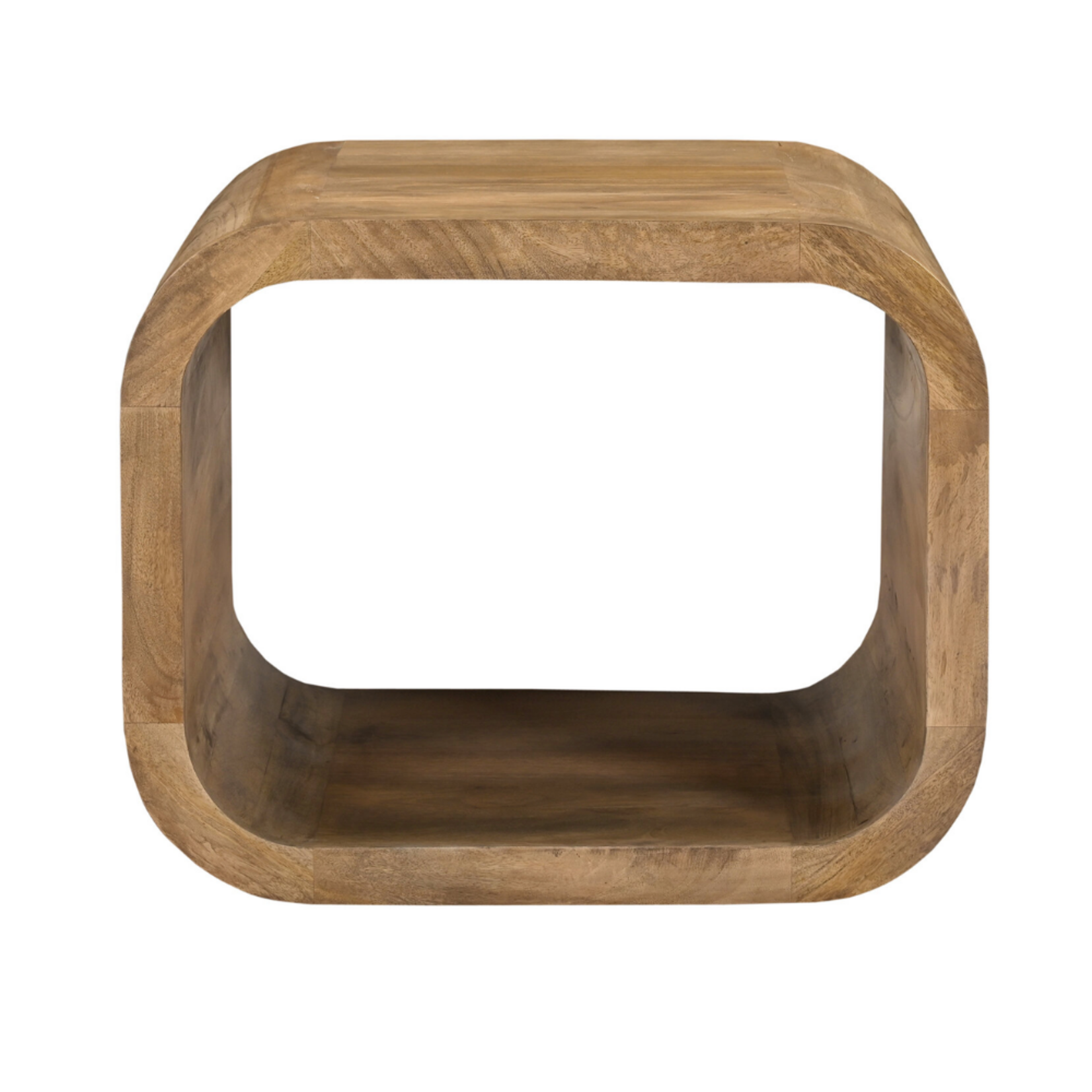 Outside The Box 27x20x22 Natural Solid Wood Hand Crafted Side Table
