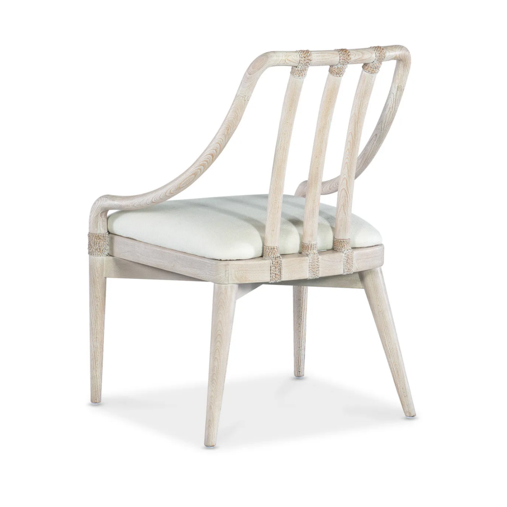 Outside The Box Seaside Oyster Performance Fabric & Light Wood Dining Chair