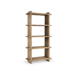 Outside The Box 82x18x40 Karlla Natural Clay Reclaimed Pine Bookshelf