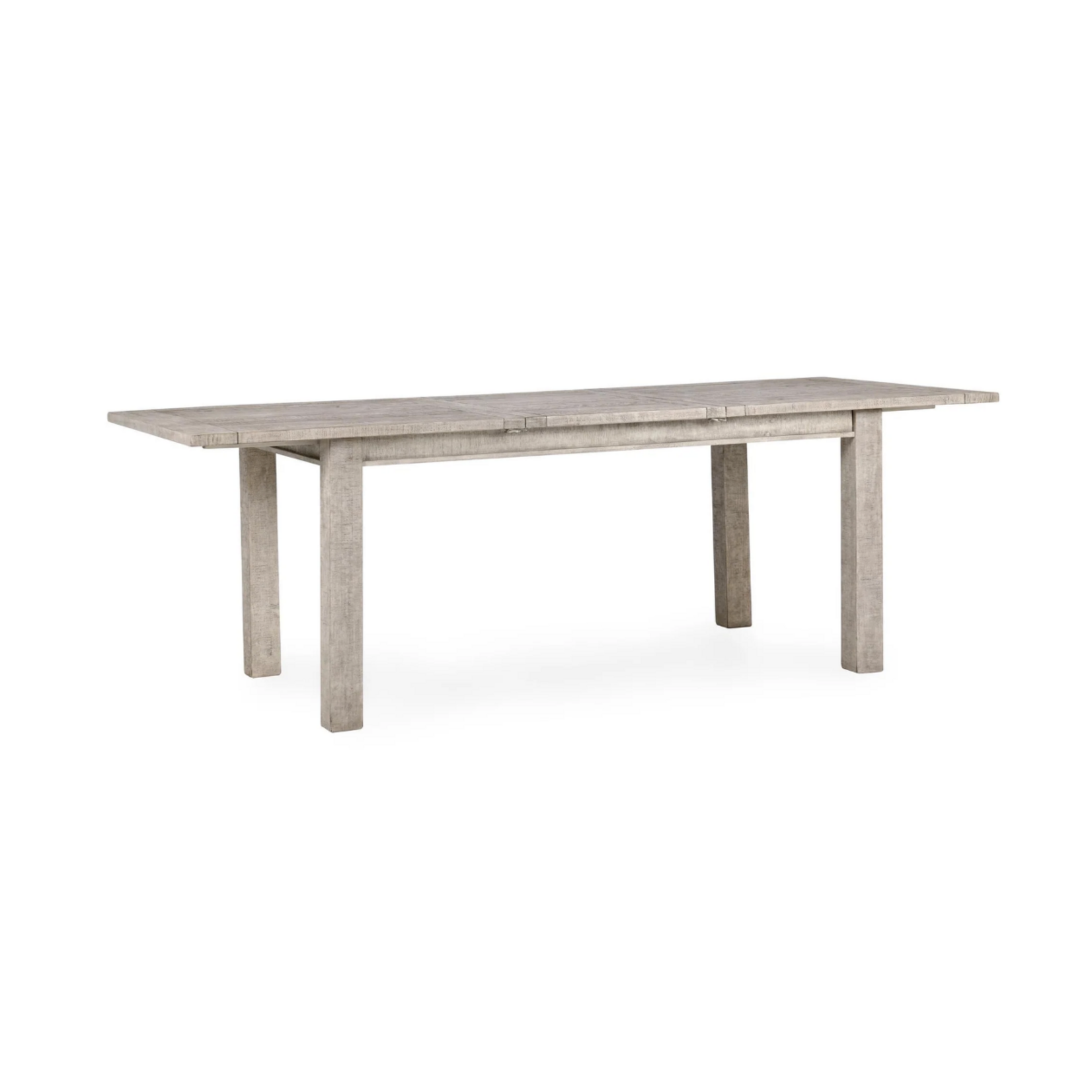 Outside The Box 71" Extends To 94" Driftwood Antique Ivory Reclaimed Pine Dining Table