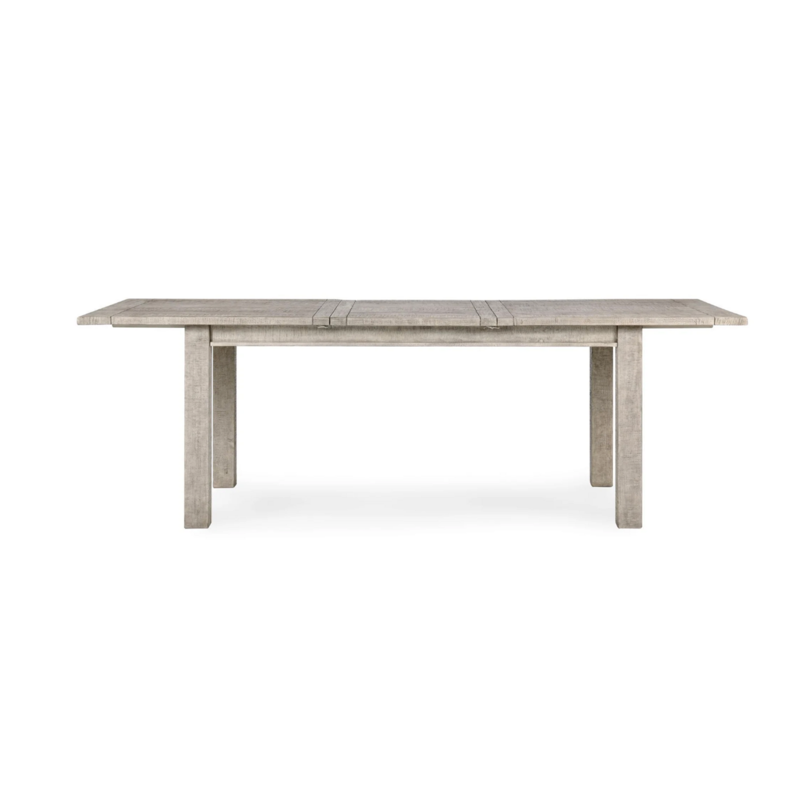 Outside The Box 71" Extends To 94" Driftwood Antique Ivory Reclaimed Pine Dining Table