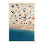 Outside The Box 50x34 Trowbridge Marvelous Miami Aerial Whtie Frame Artwork #1