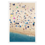 Outside The Box 50x34 Trowbridge Marvelous Miami Aerial Whtie Frame Artwork #2