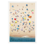 Outside The Box 50x34 Trowbridge Marvelous Miami Aerial Whtie Frame Artwork #3