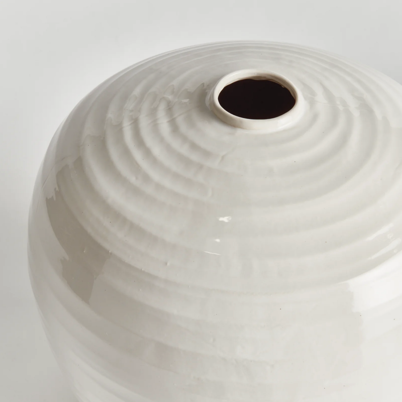 Outside The Box 14" Emerson Oatmeal Handcrafted Terracotta Vase