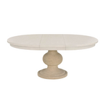 Outside The Box 54" Extends To 72" Willow Abaca Wrapped Wood Base Dining Table