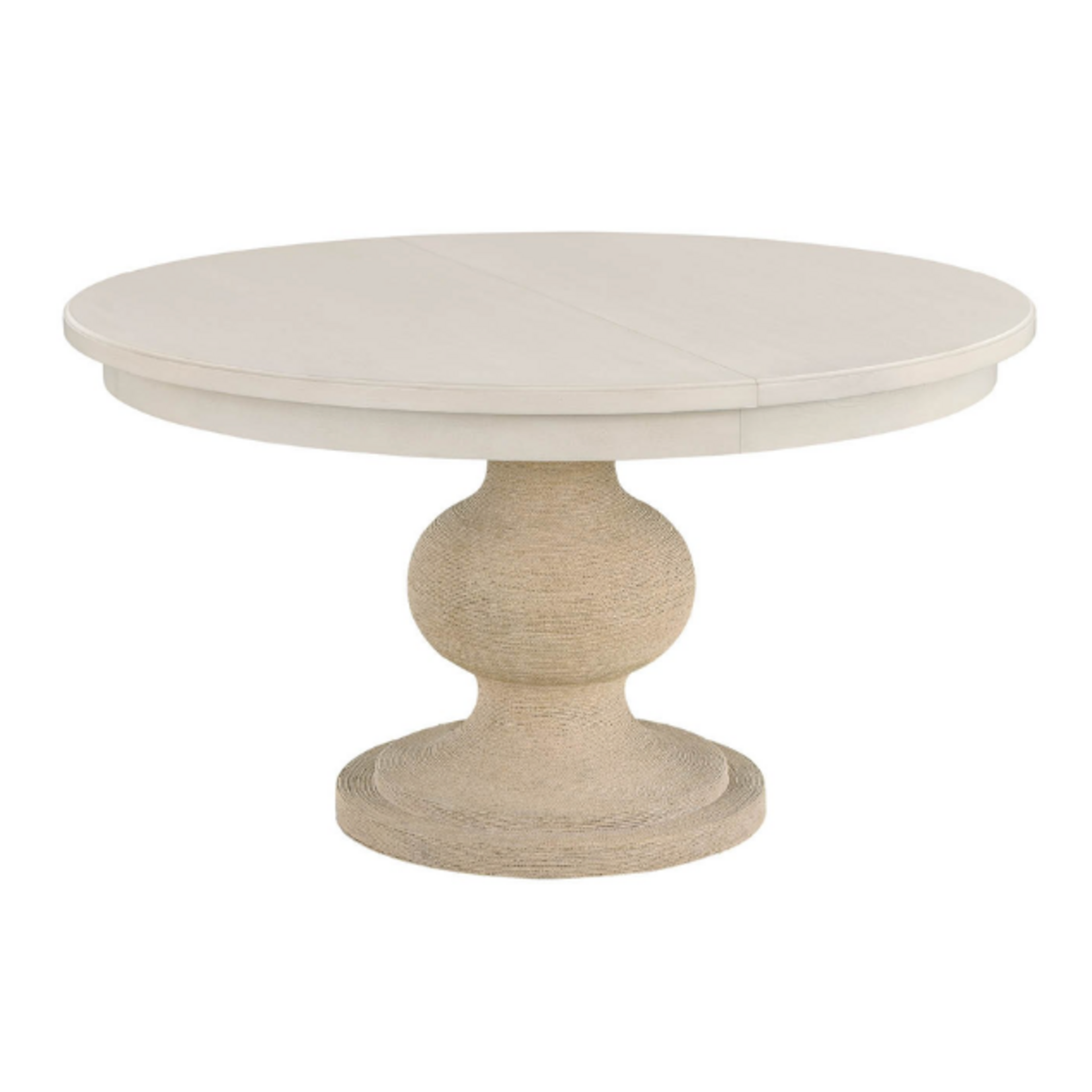 Outside The Box 54" Extends To 72" Willow Abaca Wrapped Wood Base Dining Table