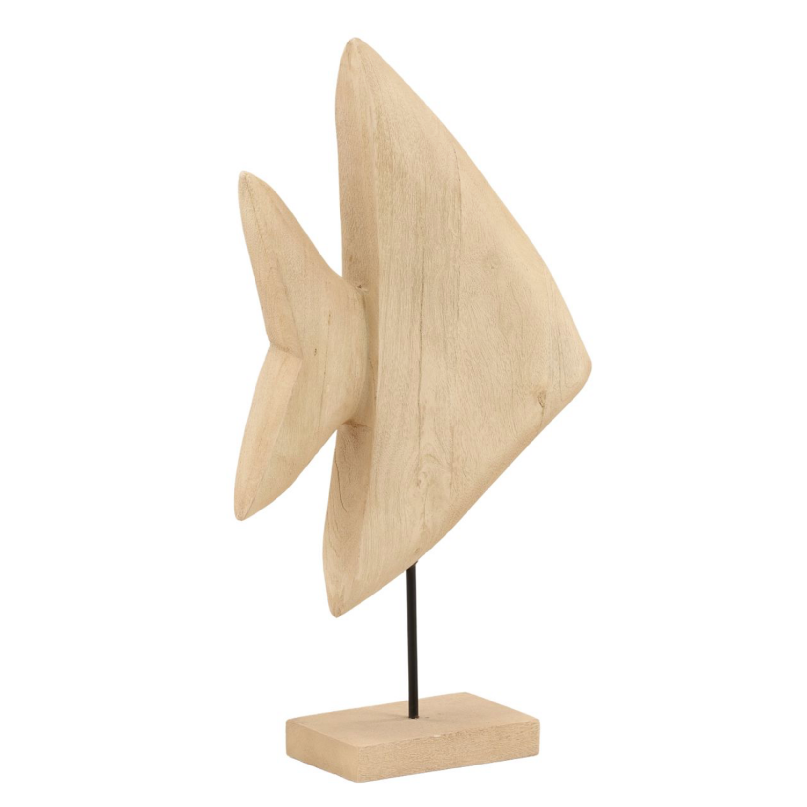 Outside The Box 24" Pacifica Mango Wood Sculpture On Stand