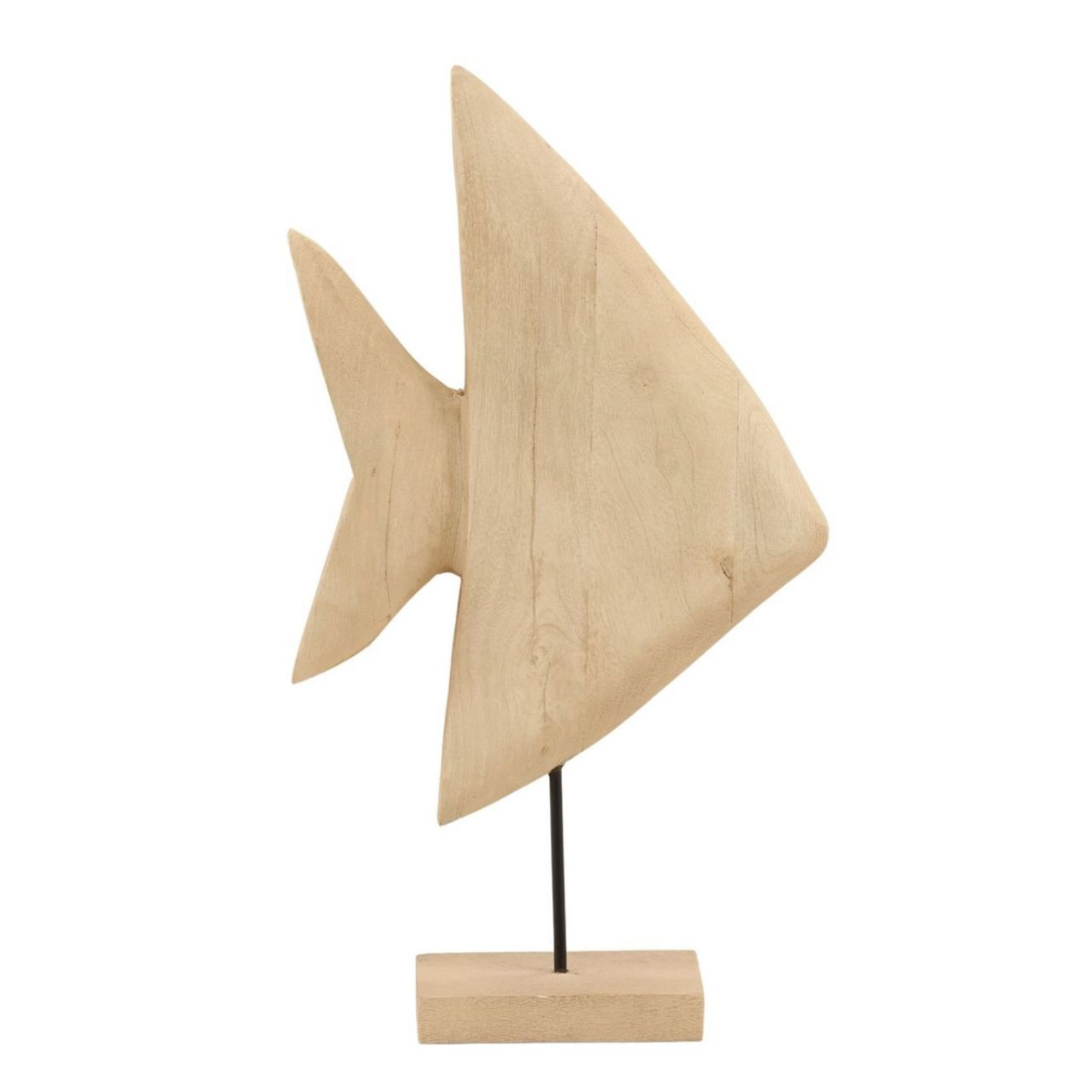 Outside The Box 24" Pacifica Mango Wood Sculpture On Stand