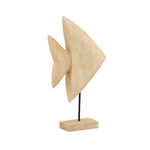 Outside The Box 20" Pacifica Mango Wood Sculpture On Stand