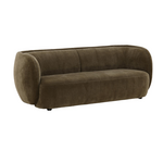 Outside The Box 86" Glenhaven Moss Olive 100%  Poly Performance Velvet Sofa