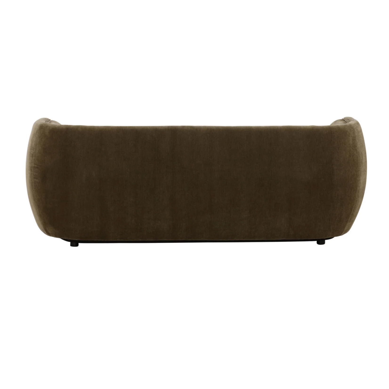 Outside The Box 86" Glenhaven Moss Olive 100%  Poly Performance Velvet Sofa