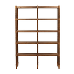 Outside The Box 85x20x60 Fernandez Brown Mindi Wood Book Shelf