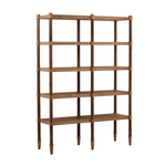 Outside The Box 85x20x60 Fernandez Brown Mindi Wood Book Shelf