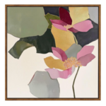 Outside The Box 40x4 Blossom In PInk #1 Oak Wood Frame