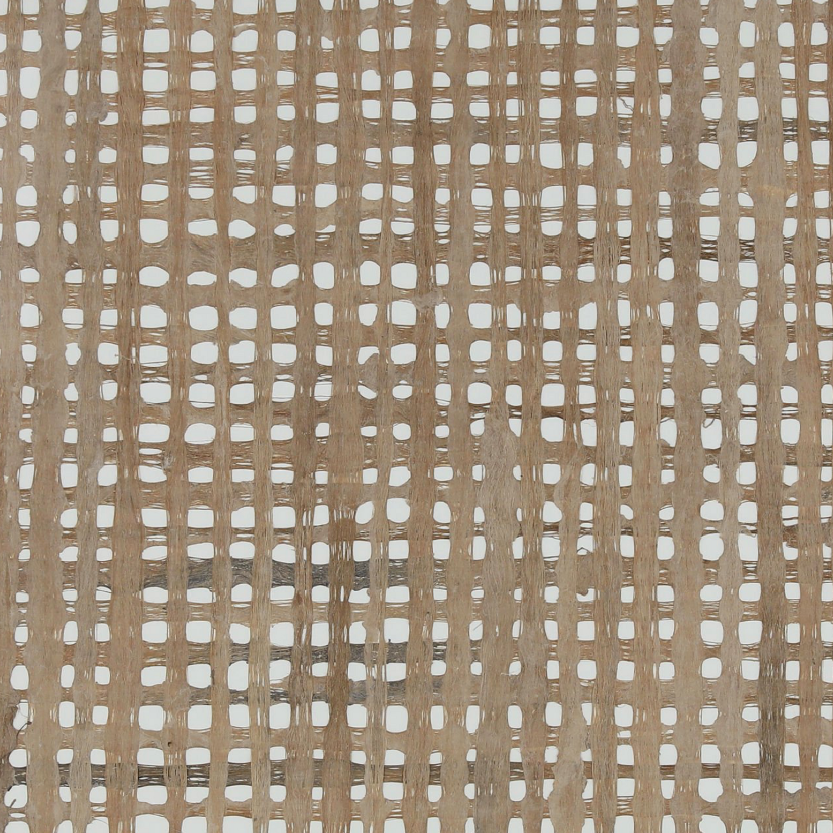 Outside The Box 42x32 Bayo Bark Paper Hand Woven Wood Frame Art