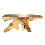 Outside The Box 64x15x31 Acacia Solid Wood Live Edge Console Table #1