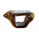 Outside The Box 47x14x31 Acacia Wood Live Edge Hollowed Console Table #9