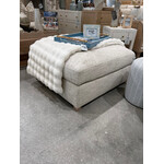 Outside The Box 39x39x22 Serena Bone Sand Lounge Upholstered Ottoman BU104-50 (AA)