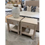 Outside The Box 20x20x24 Set Of 2 Kagu Mahogany 1 Drawer Nightstand Rattan In White - RT01