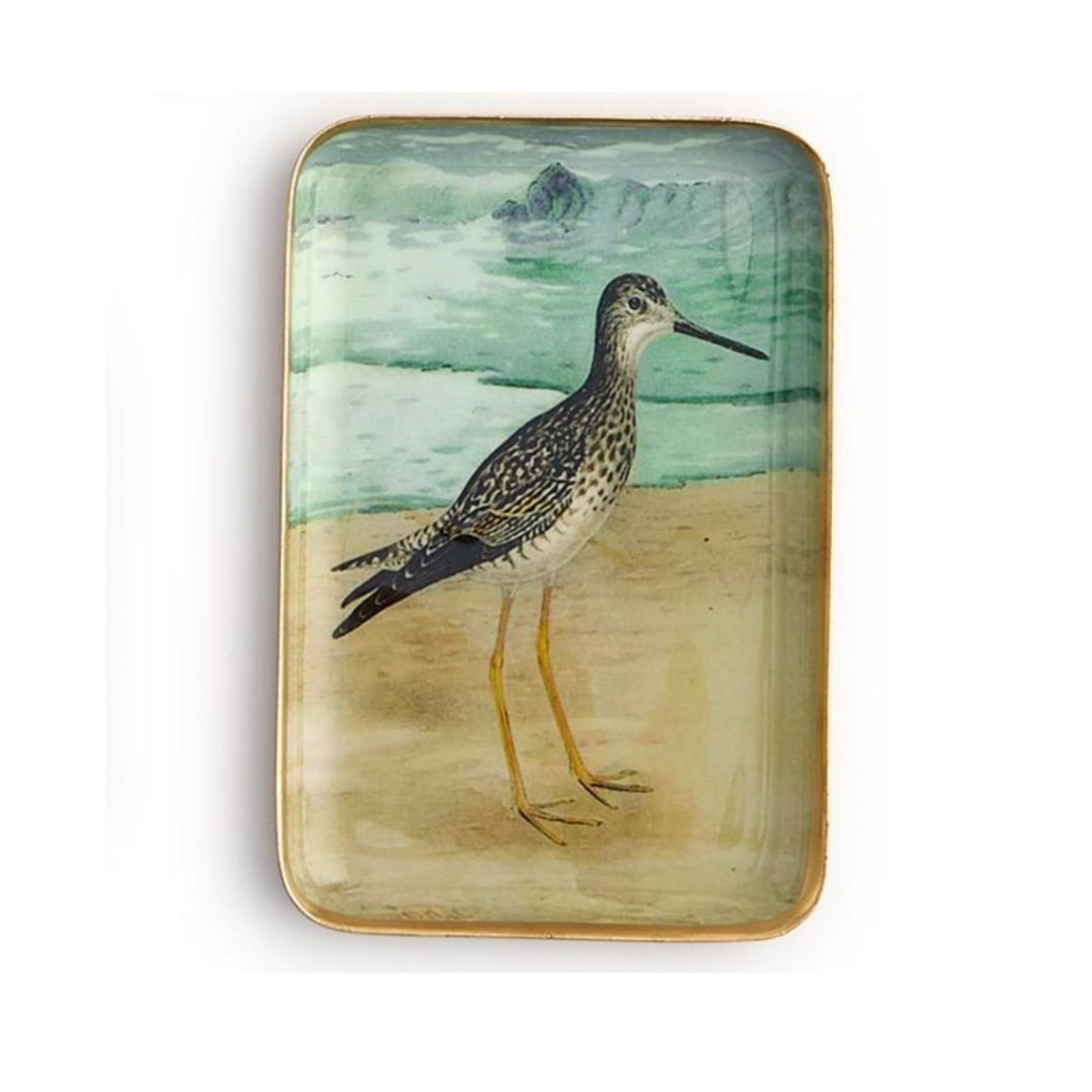 Outside The Box 4x6 Sea Bird Enameled Metal Trinket Tray 4 Assorted Design - SOLD SEPARATELY