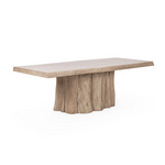 Outside The Box 92x40 Terra Acacia Wood Rectangular Dining Table In Sandstone Greige