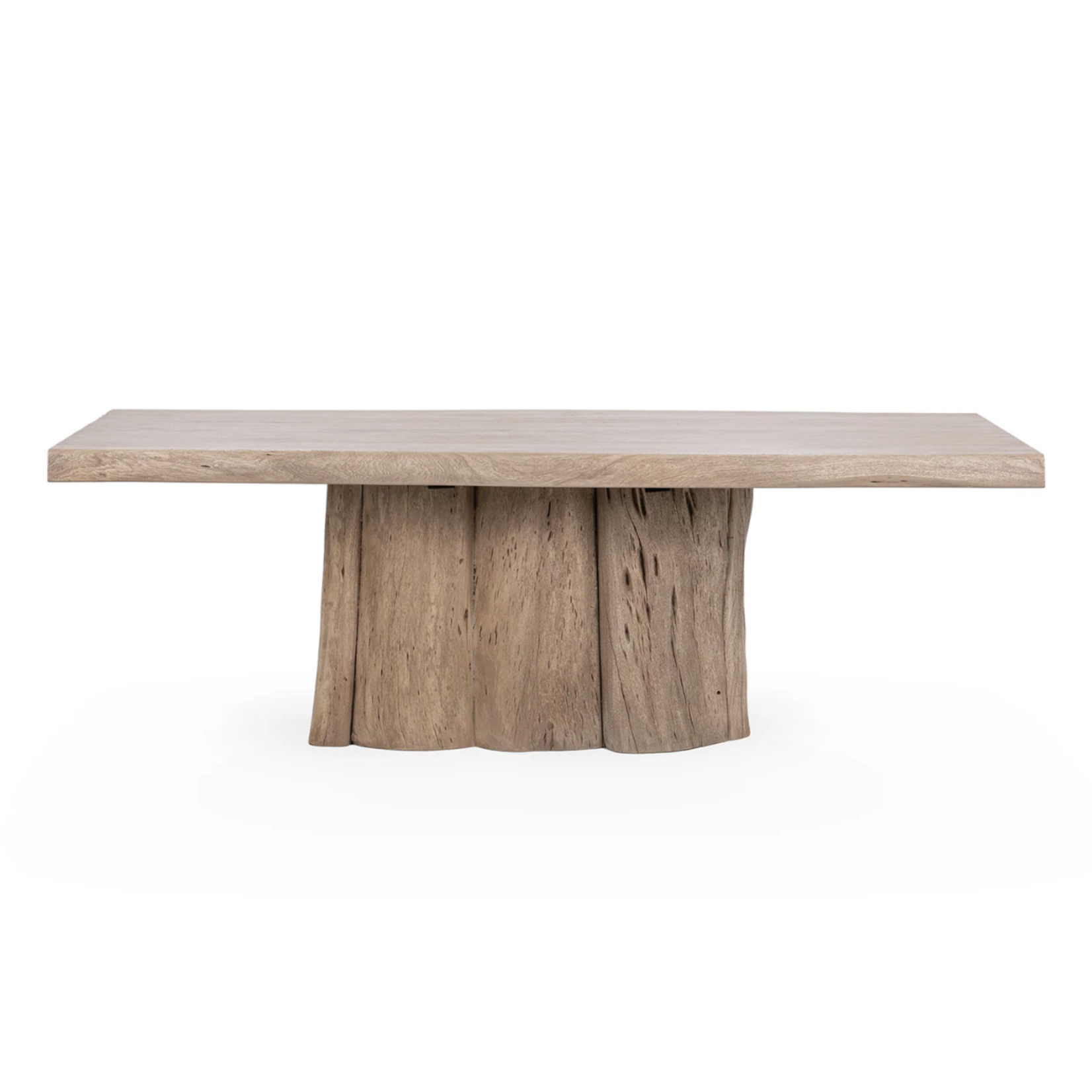 Outside The Box 92x40 Terra Acacia Wood Rectangular Dining Table In Sandstone Greige