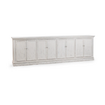 Outside The Box 122x19x38 Elmer Reclaimed Pine 8 Door Sideboard In Shoreline Wash