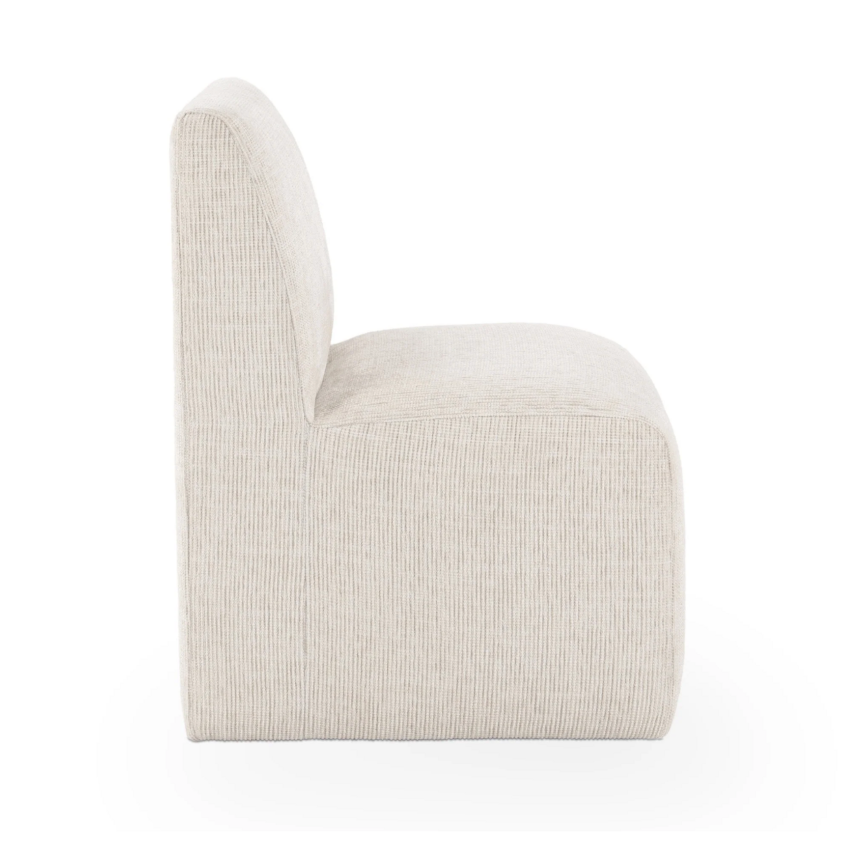 Outside The Box Brighton Beige Vanilla 100% Poly Performance Casters Dining