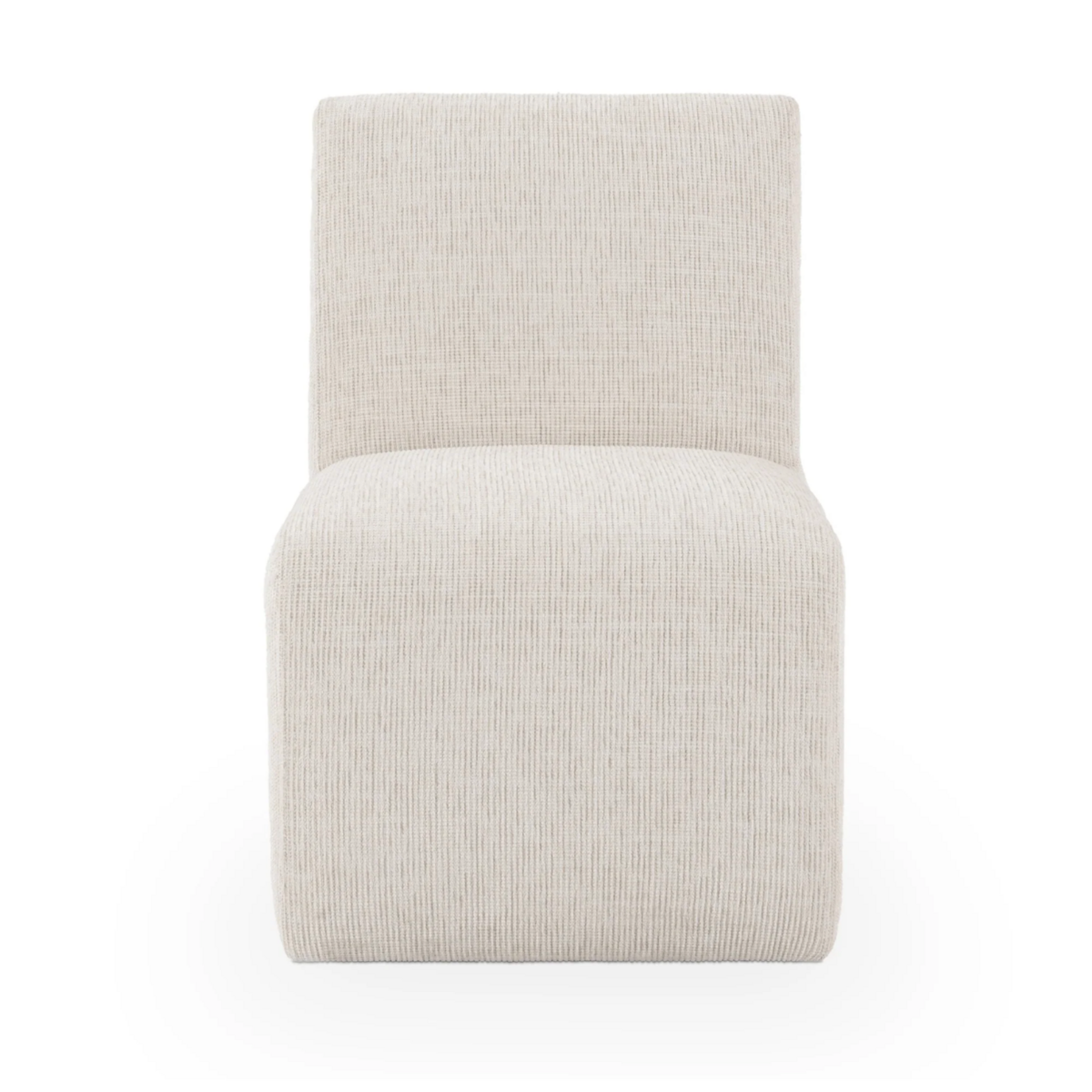 Outside The Box Brighton Beige Vanilla 100% Poly Performance Casters Dining