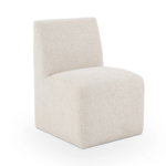 Outside The Box Brighton Beige Vanilla 100% Poly Performance Casters Dining