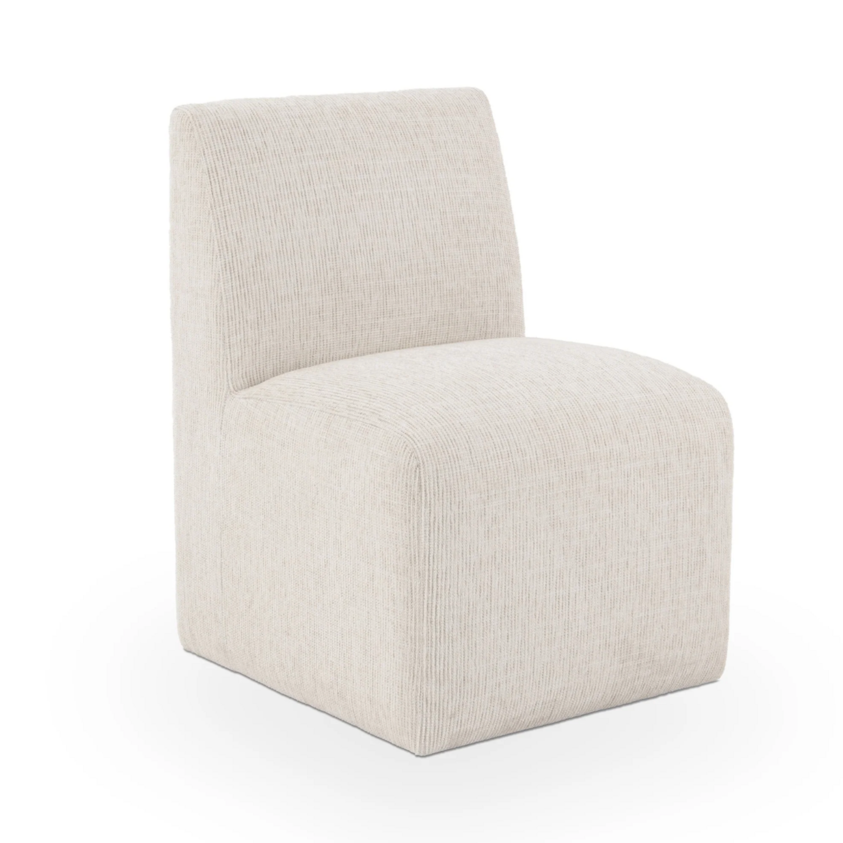 Outside The Box Brighton Beige Vanilla 100% Poly Performance Casters Dining