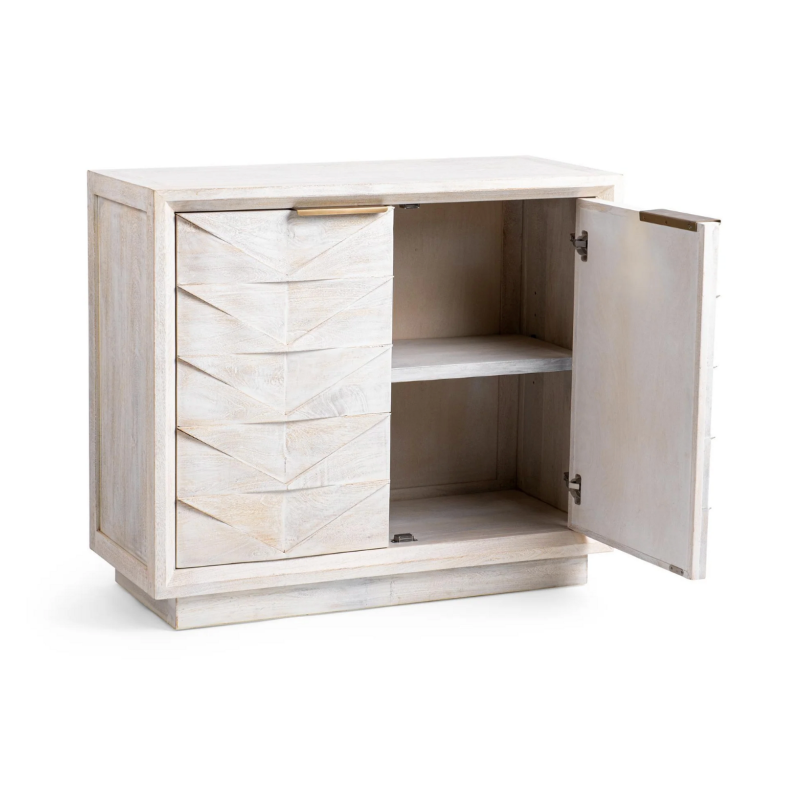 Outside The Box 42x18x36 Marvin Mango Wood 2 Door Buffet Cabinet