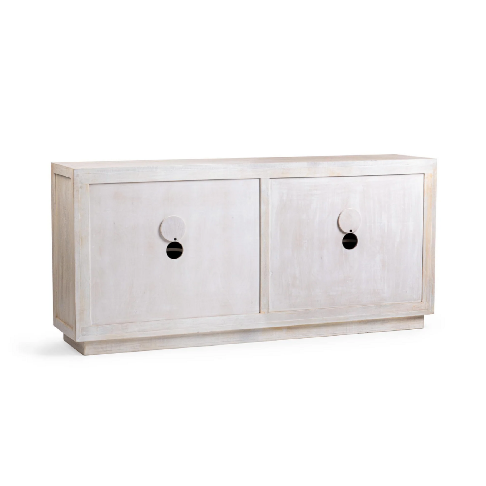 Outside The Box 78x18x36 Marvin Mango Wood 4 Door Buffet Cabinet