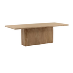 Outside The Box 95x40 Calloway Light Weathered Acacia Wood Rectangular Dining Table
