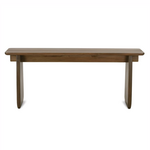 Outside The Box 72x19x30 Nova Solid Teak Wood Console Table In Weathered