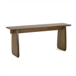 Outside The Box 72x19x30 Nova Solid Teak Wood Console Table In Weathered