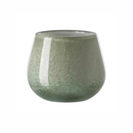 Outside The Box 4" Marly Green Glass Lantern Vase