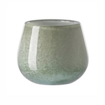 Outside The Box 5" Marly Green Glass Lantern Vase