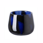Outside The Box 5" Marly Blue Glass Lantern Vase