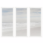 Outside The Box 50x42 Trowbridge Florida Sands White Frame Triptych