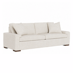 Outside The Box 88x42x36 Modern Nomad Snow Uni-Down Blend Upholstered Memory Foam Sleeper 8" Track Arm Sofa - Tier 4