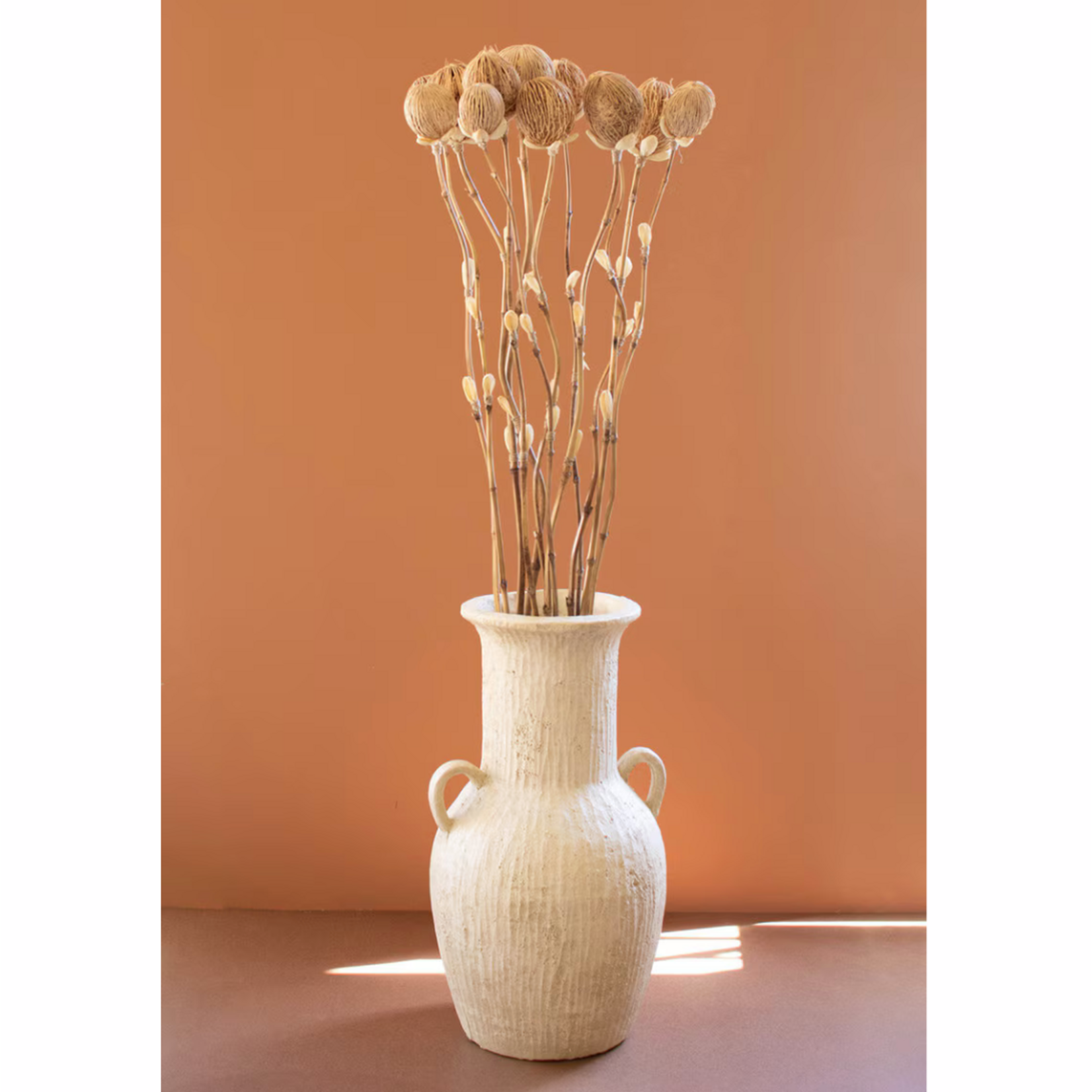 Outside The Box 56" Dried Cornhusk & Natural Pods Bamboo Stem