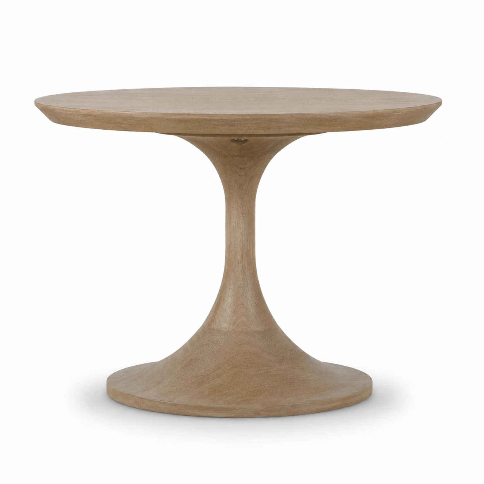 Outside The Box 42" Pierre Solid Mahogany Round Bistro Table In Sandbar SNB