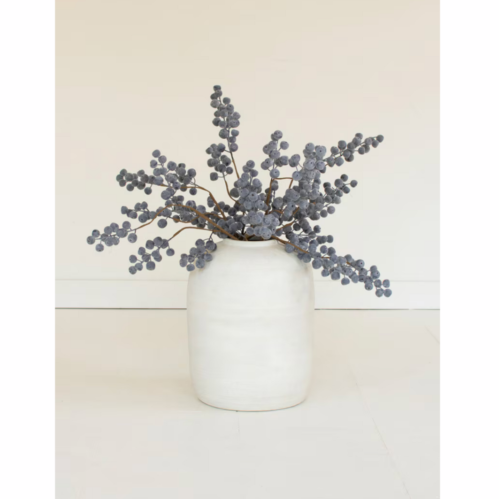 Outside The Box 29" Blue Berry Bunch Faux Branch