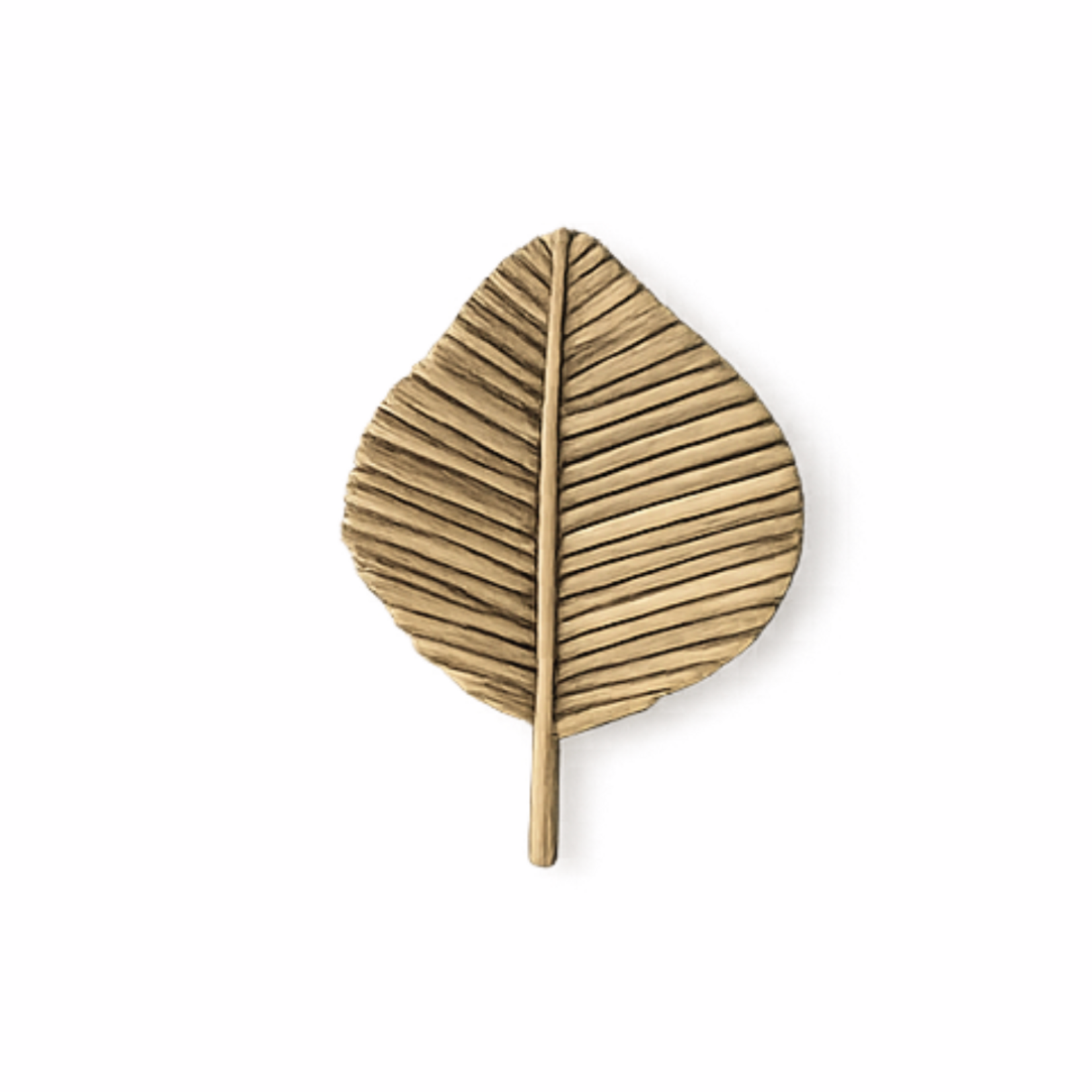 Outside The Box 40", 31" & 24" Set Of 3 Natural Teak Wood Hand Crafted Leaves Wall Art