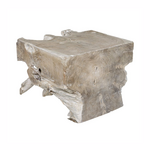 Outside The Box 22x22x18 Deguara Bleached Solid Teak Wood Indoor / Outdoor Coffee Table